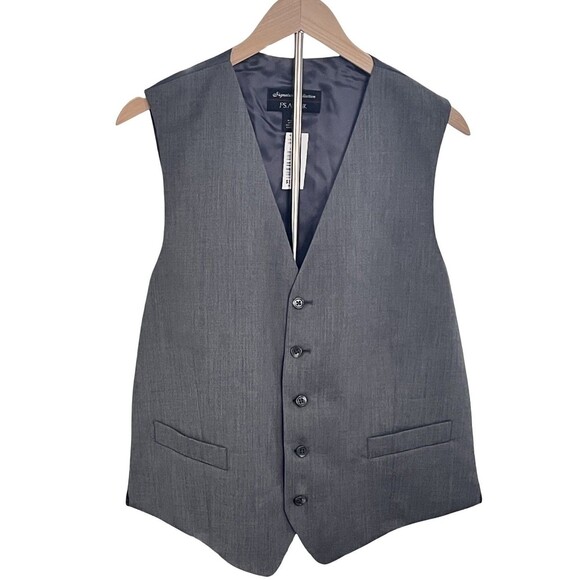 Jos. A. Bank Other - Jos A Bank men’s 100% Wool charcoal gray  Waistcoat Vest size L NWT